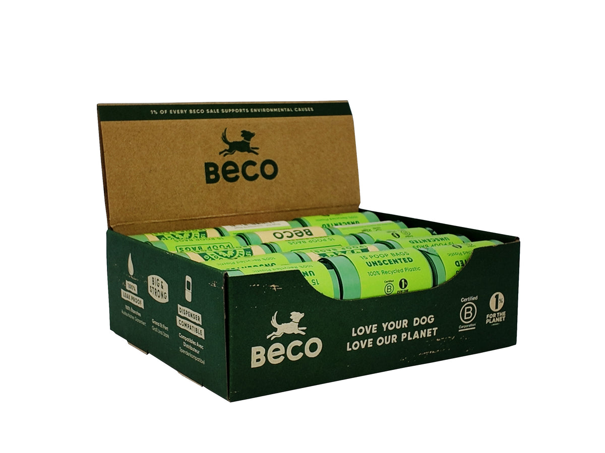 BECO UNSCENTED BAGS COUNTER DISP 30PC