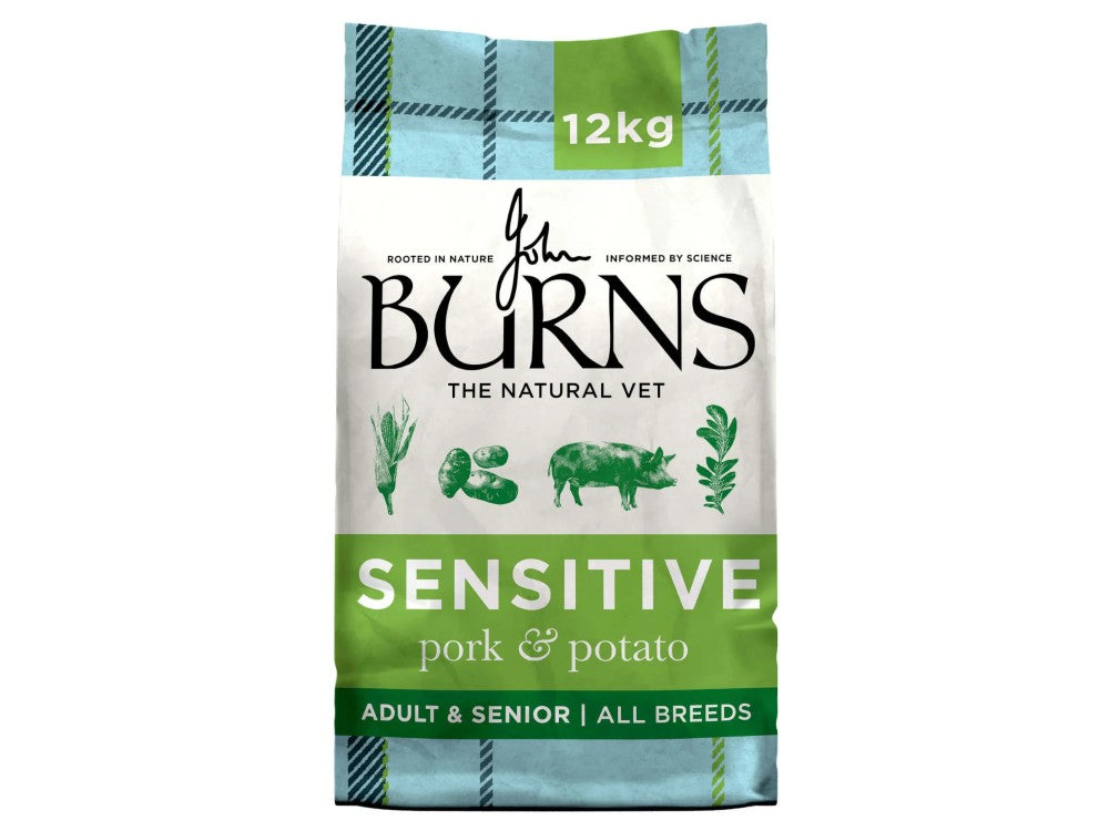 BURNS SENSITIVE PORK & POTATO 12KG