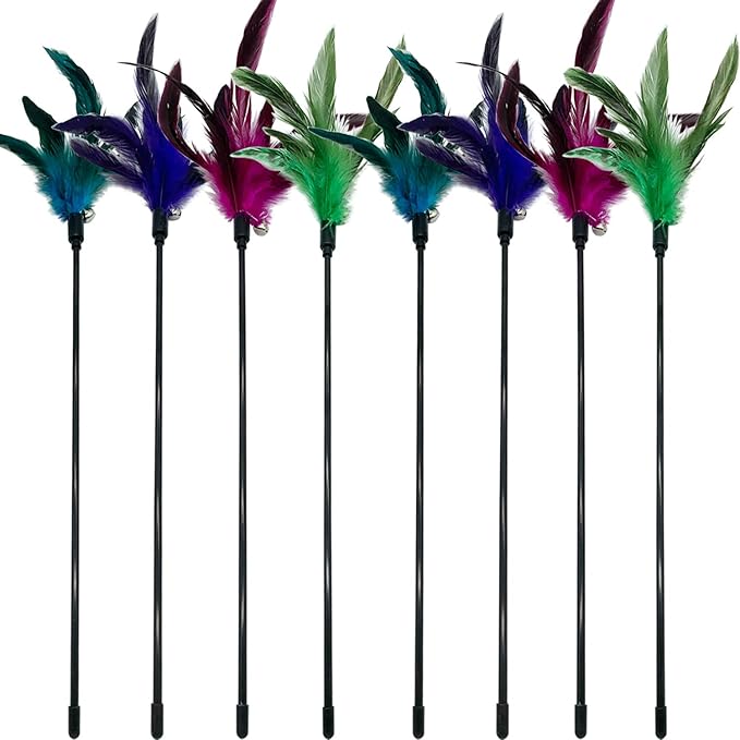 Cat Wand Toy Feather Stick