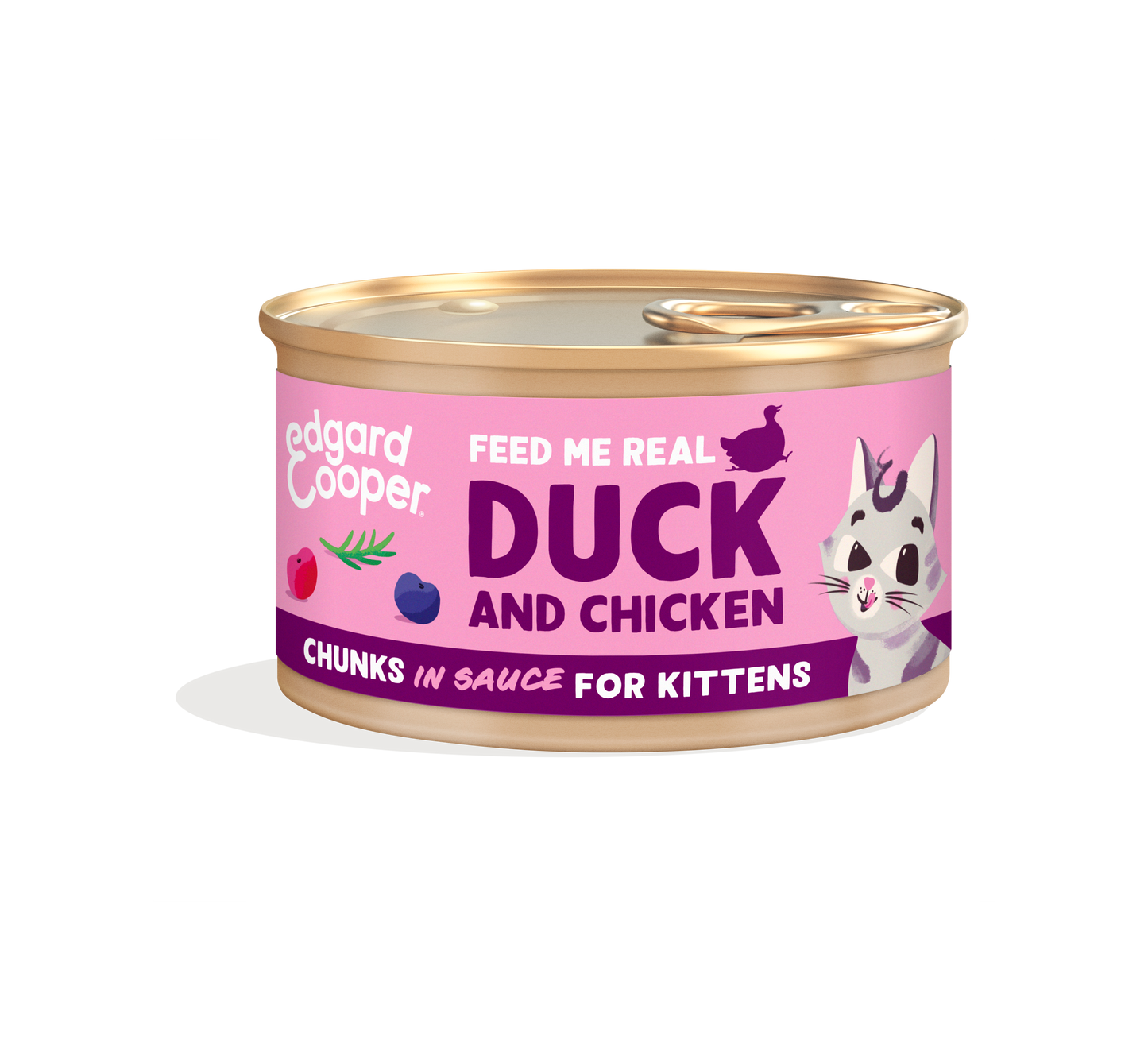 Edgard & Cooper Duck & Chicken Kitten 85g