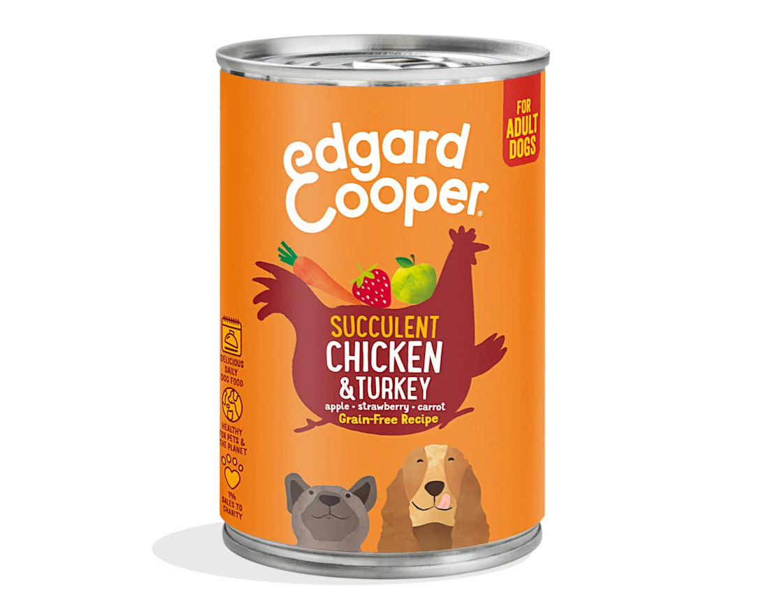 Edgard & Cooper Chicken & Turkey 400g Can / Buy 5 Get 1 Free