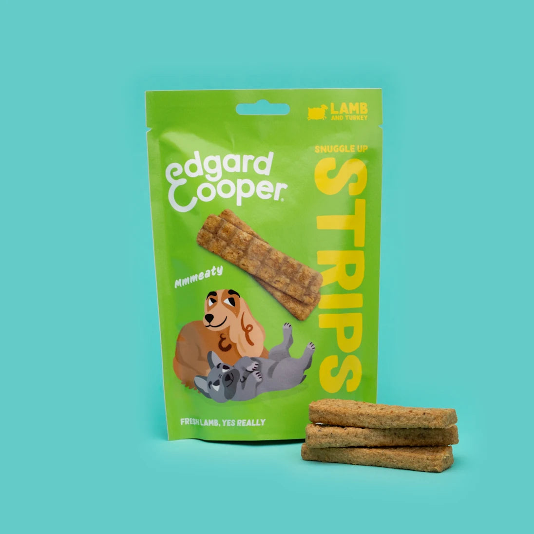 Edgard & Cooper Dog Strips Lamb & Turkey