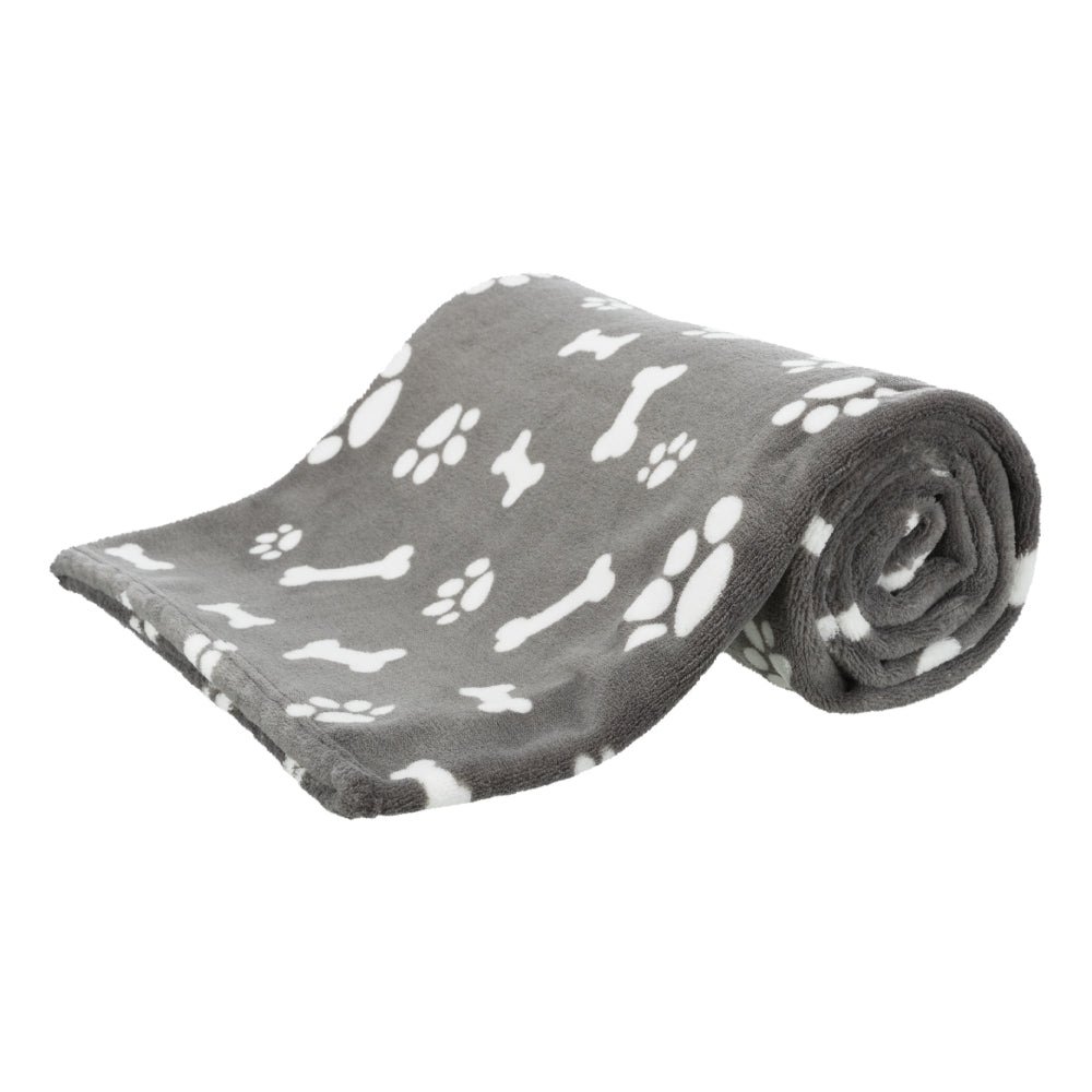 Kenny blanket, plush, 150x 100 cm, grey