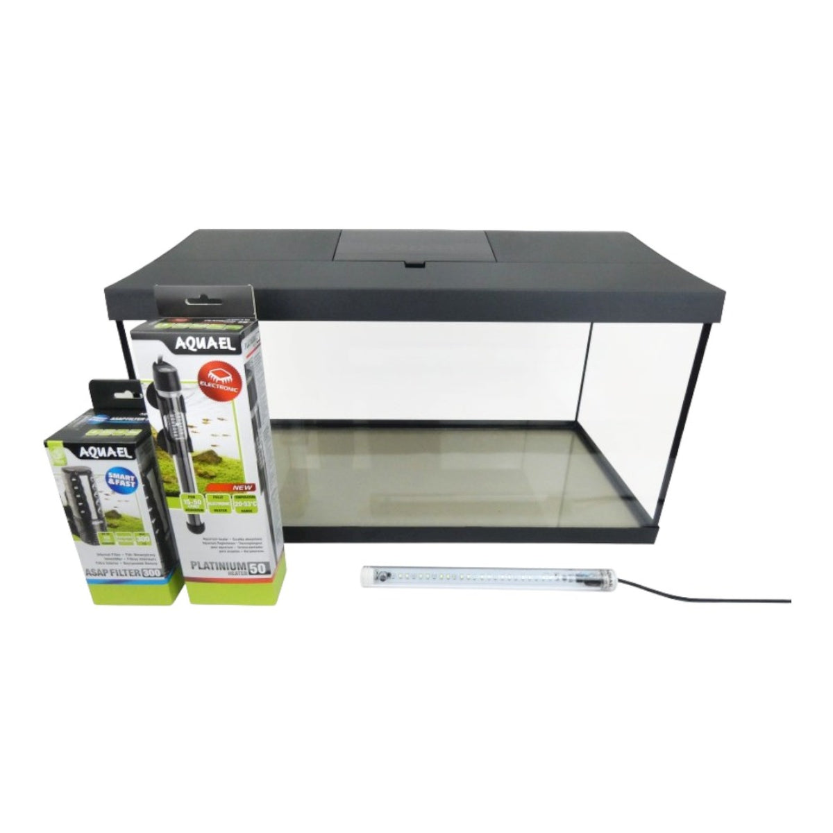 LEDDY BLACK TROPICAL AQUARIUM 60CM 54LT