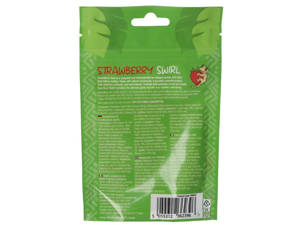 BLUE RIVER STRAWBERRY 60G GECKO FOOD