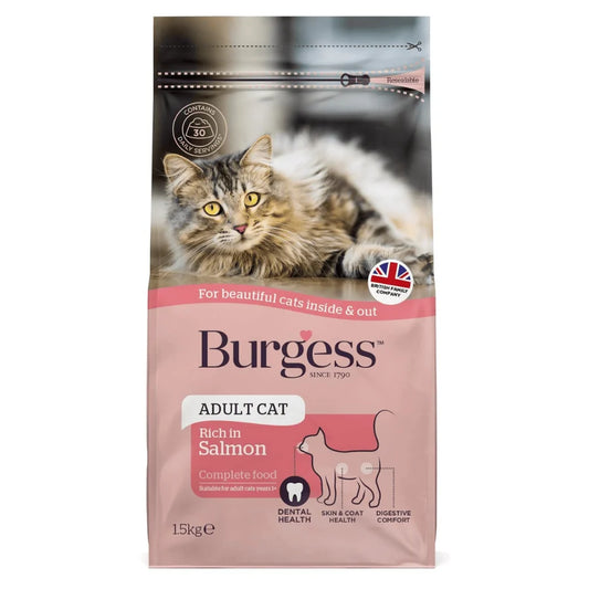 BURGESS CAT ADULT SCOTTISH SALMON 1.5KG