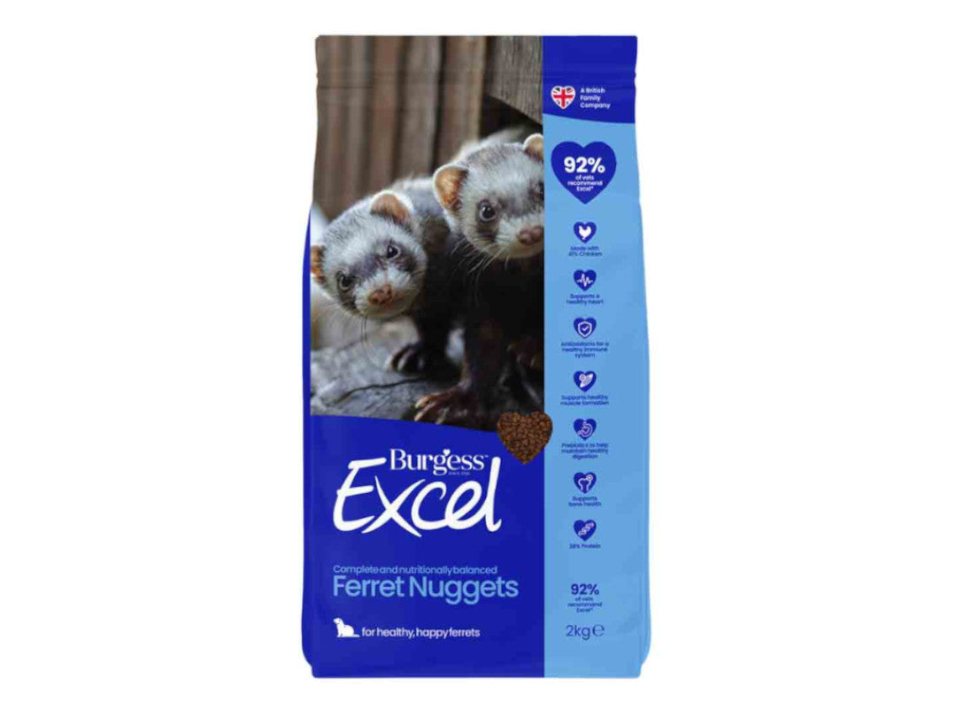 BURGESS EXCEL FERRET FOOD 2KG