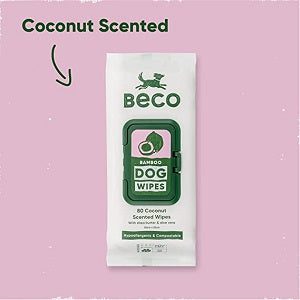 80 Beco Dog Wipes Coconut Scent