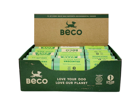 BECO UNSCENTED BAGS COUNTER DISP 30PC