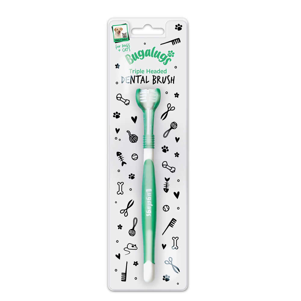 Bugalugs Triple Headed Toothbrush