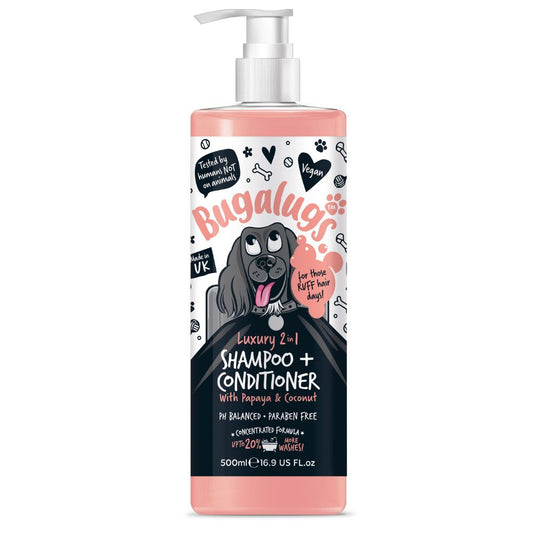 2 in 1 Papaya & Coconut Shampoo 500ml