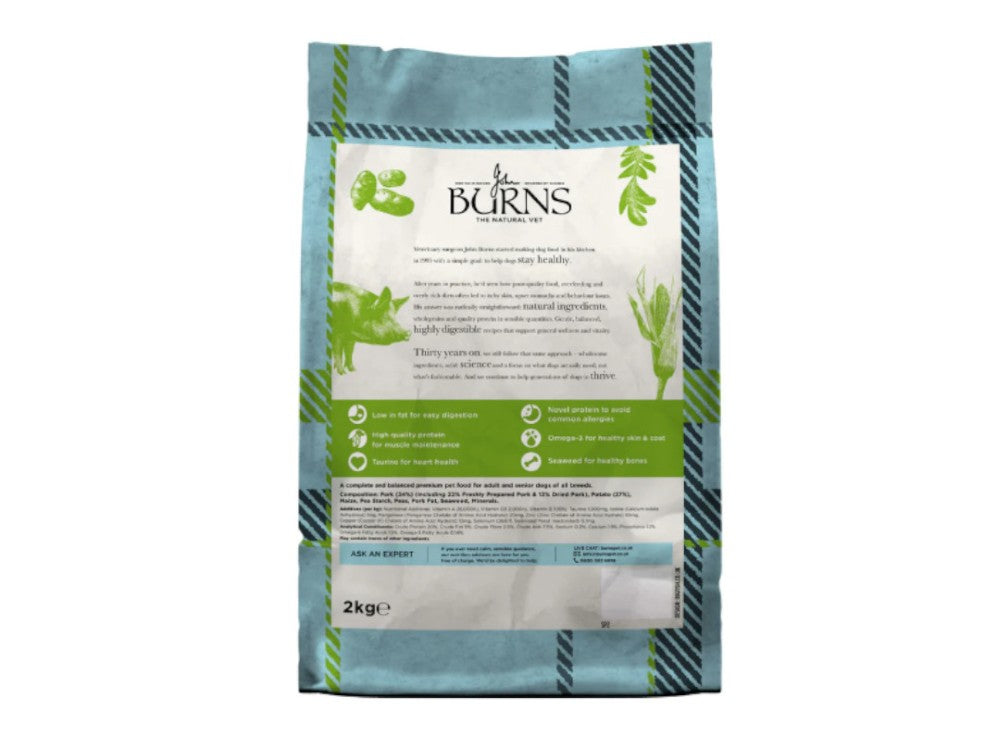 BURNS SENSITIVE PORK & POTATO 2KG