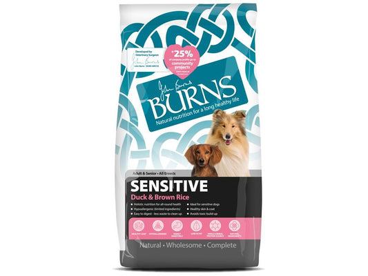BURNS SENSITIVE DUCK & RICE 12KG