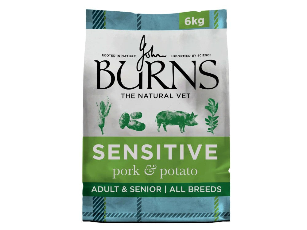 BURNS SENSITIVE PORK & POTATO 6KG