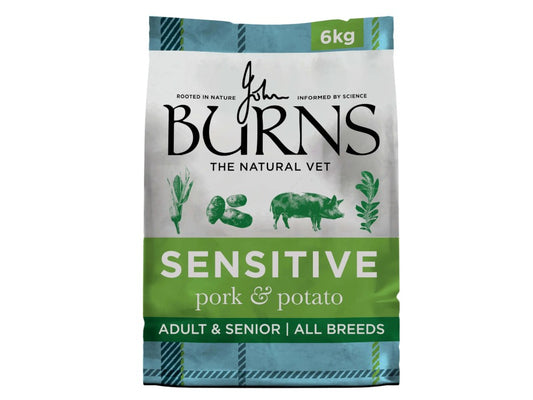 BURNS SENSITIVE PORK & POTATO 6KG