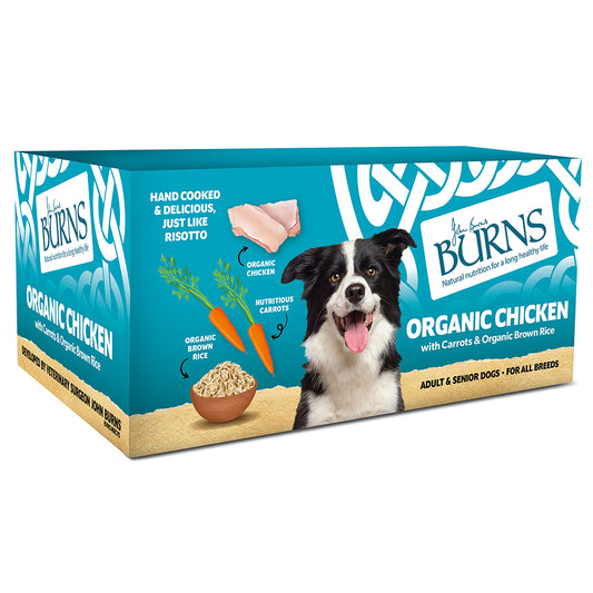 Burns Wet Food Chicken with vegetables and Brown Rice 12x150g