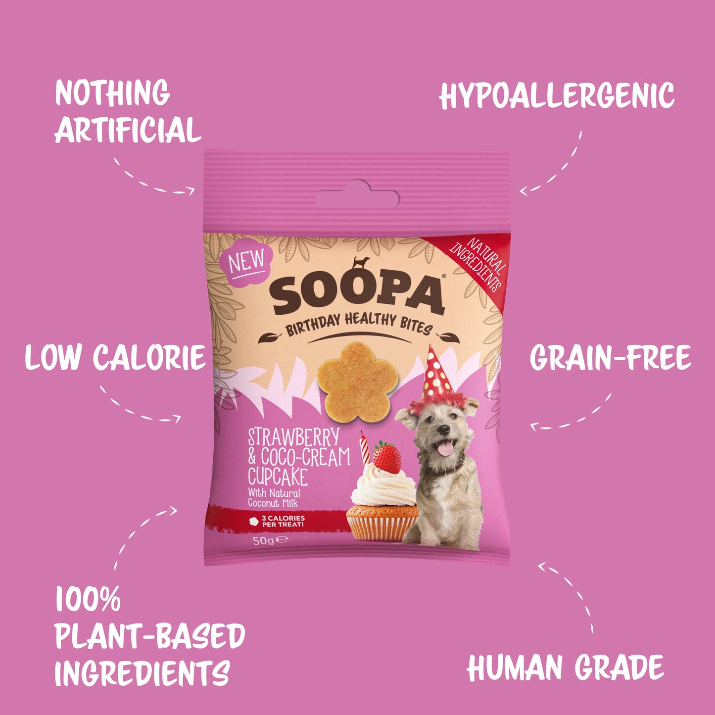 Strawberry & Coco-Cream Cupcake Healthy Bites