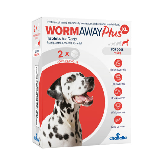WORMAWAY Plus XL Tablets for Dogs
