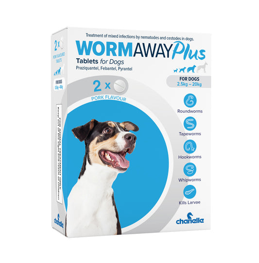 WORMAWAY Plus Tablets for Dogs