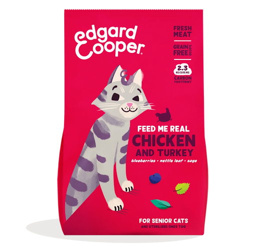 Edgard & Cooper Chicken & Turkey Senior 2kg