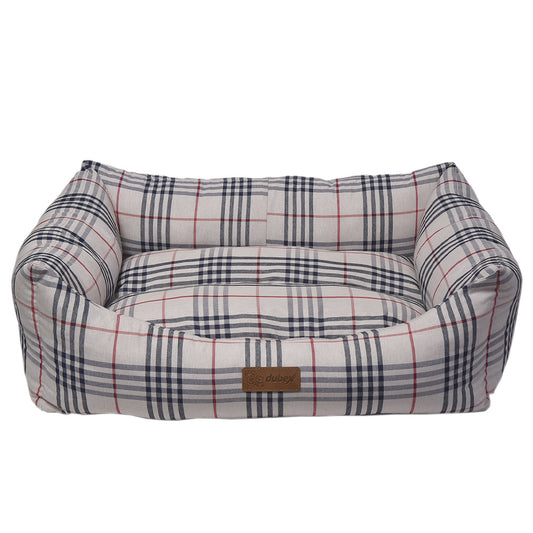 Dubex Eco Danish Bed Grey Tartan