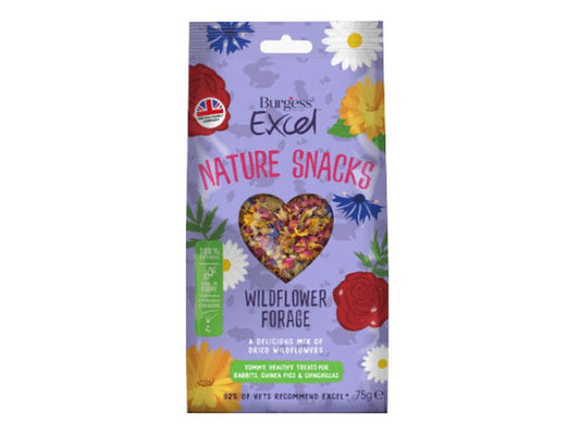 BURGESS EXCEL WILD FLOWER FORAGE 75G