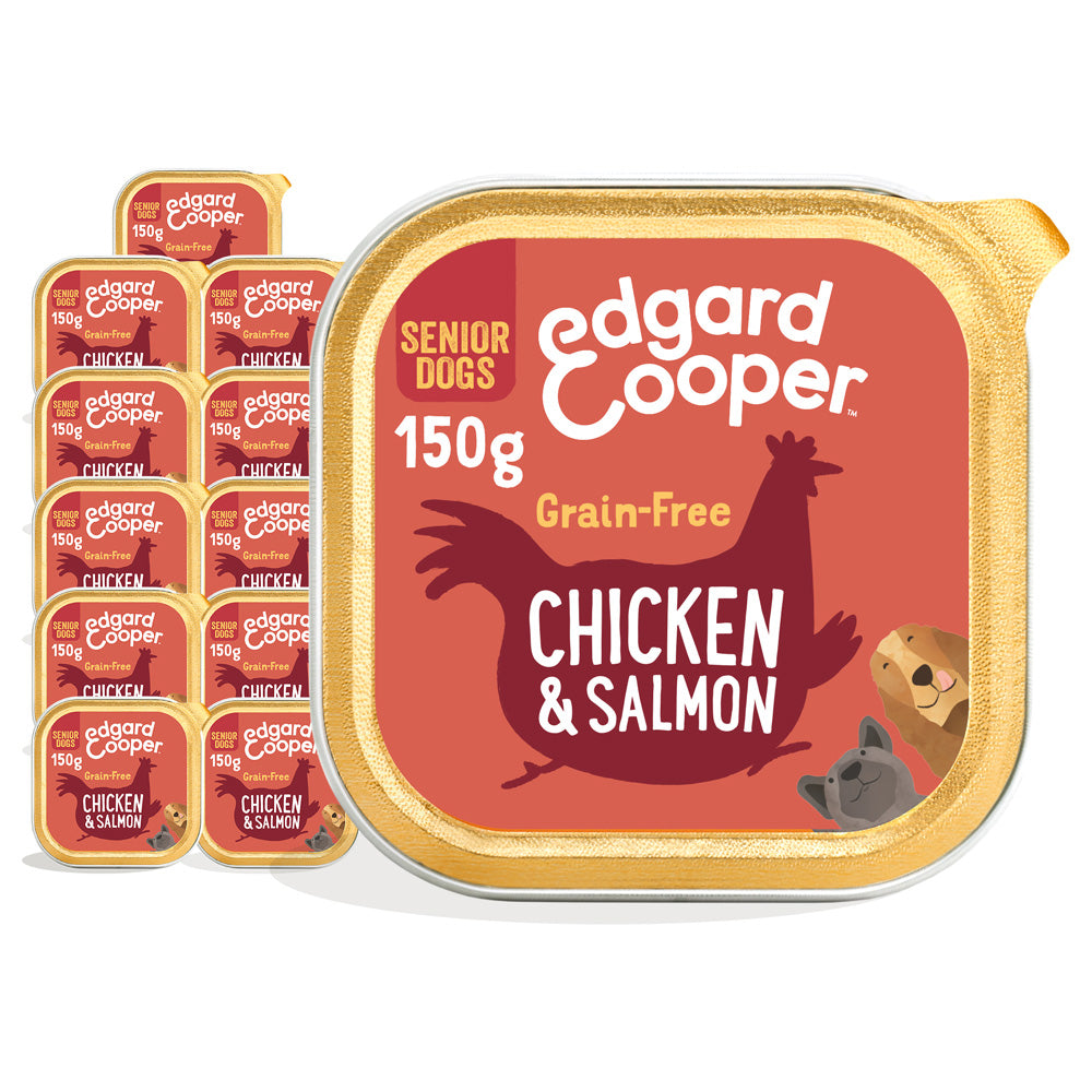 Edgar Cooper Dog Senior Chicken & Salmon Cup 150g