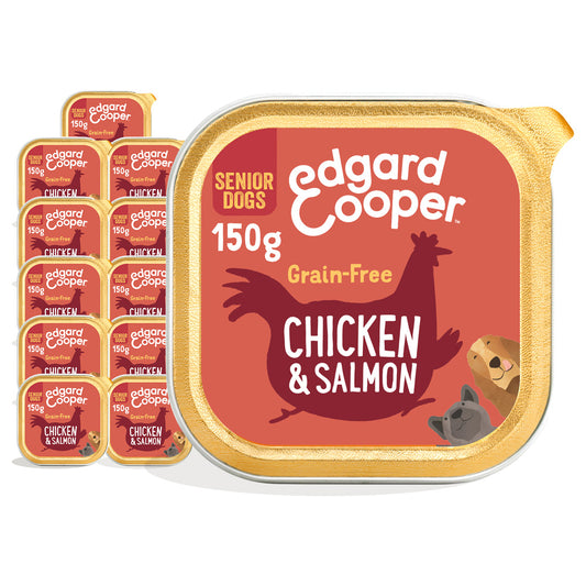 Edgar Cooper Dog Senior Chicken & Salmon Cup 150g