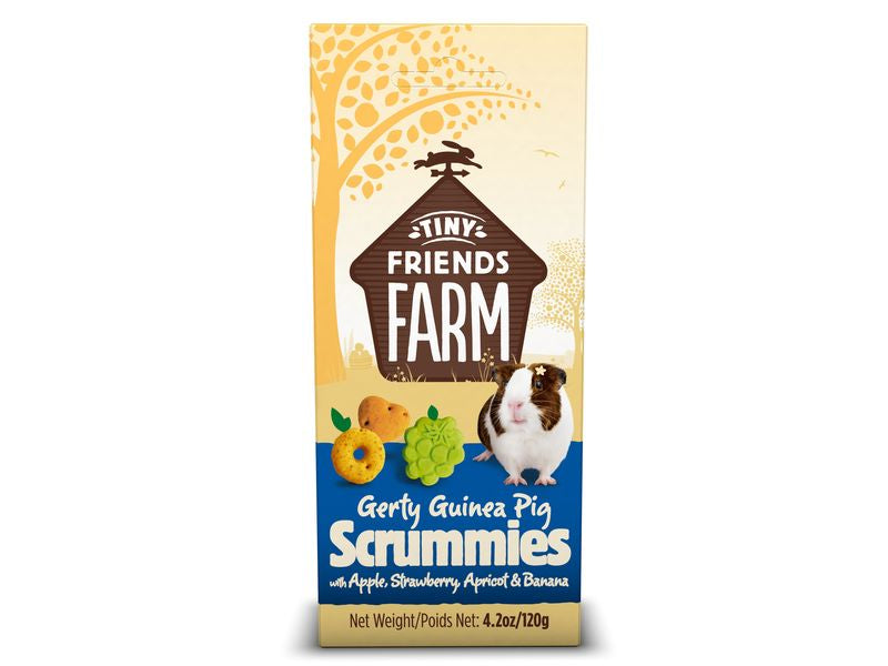 GERTY SCRUMMIES APPLE&STRAWBERRY 120G