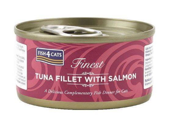 Fish4Cats TUNA & SALMON 70G CAT FOOD TIN