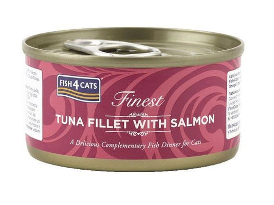 Fish4Cats TUNA & SALMON 70G CAT FOOD TIN