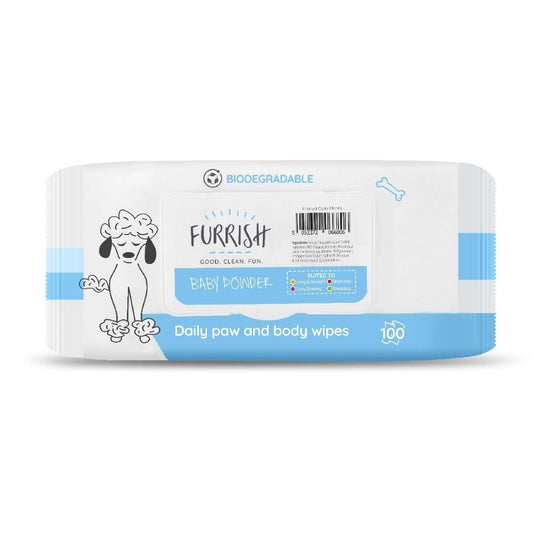Daily Bath Wipes Baby Powder 100pk
