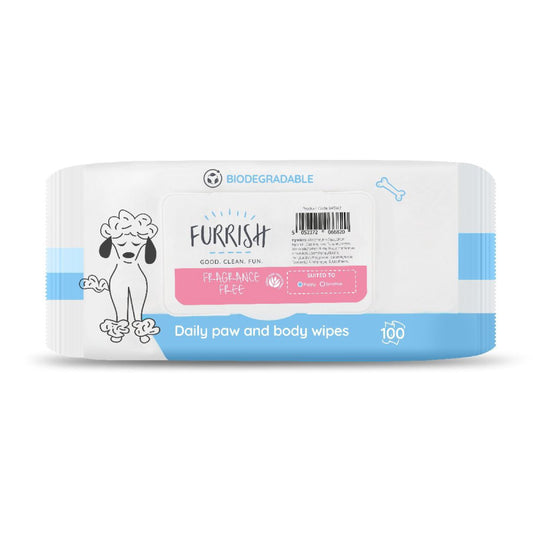 Daily Bath Wipes Fragrance Free 100pk