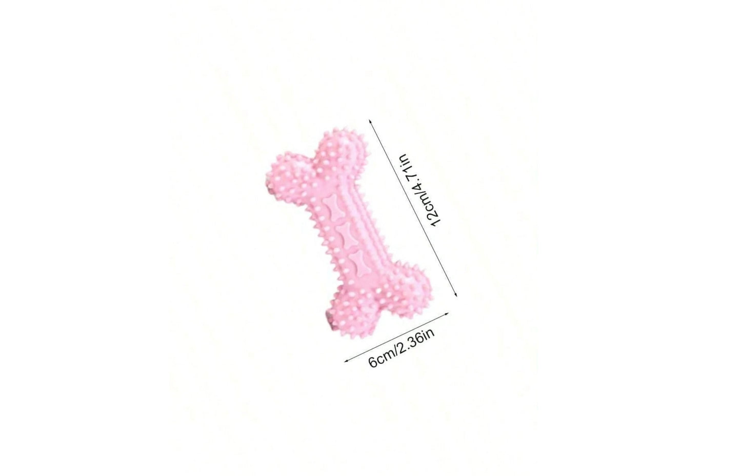 Pastel Rubber Dog Bone