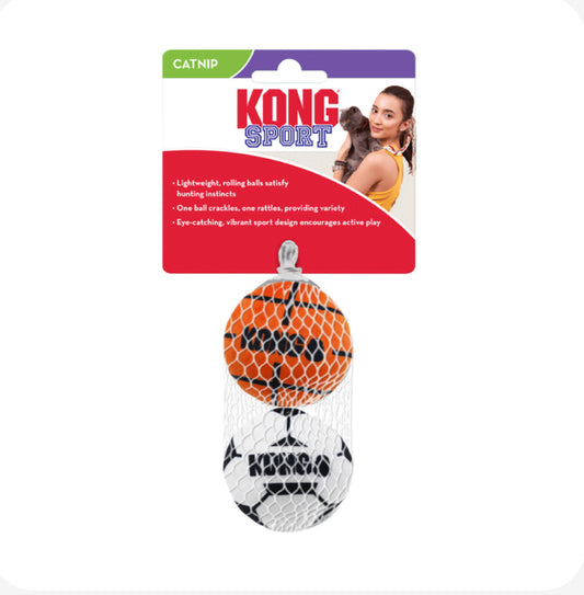 Kong Cat Sport Balls 2-pk