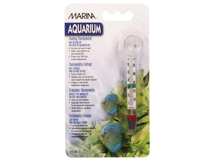 HG11201 4" GLASS THERMOMETER/SUCKER