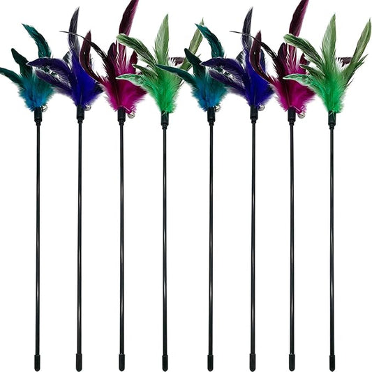 Cat Wand Toy Feather Stick