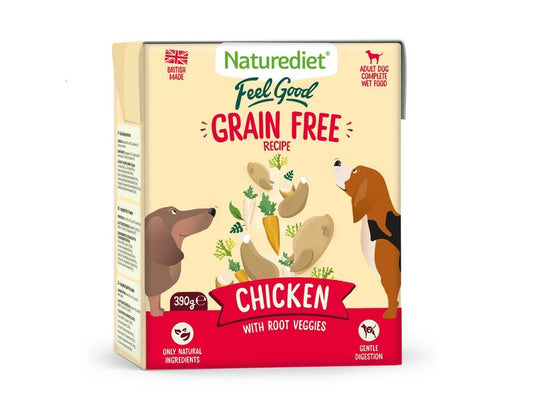 NATUREDIET GRAINFREE CHICKEN 390G