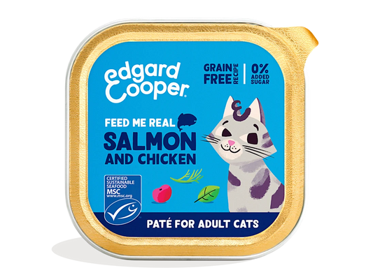 Edgard & Cooper Salmon & Chicken Cat Pate 85g