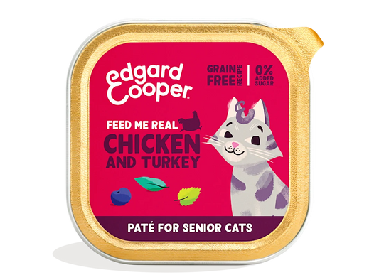 Edgard & Cooper Chicken & Turkey Senior Cat 85g