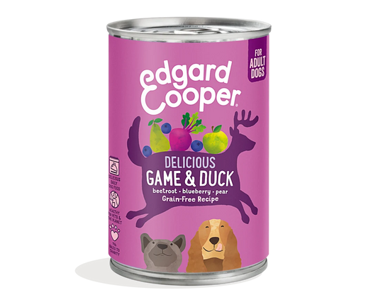 Edgard & Cooper Game and Duck Dog 400g Can / Buy 5 Get 1 Free