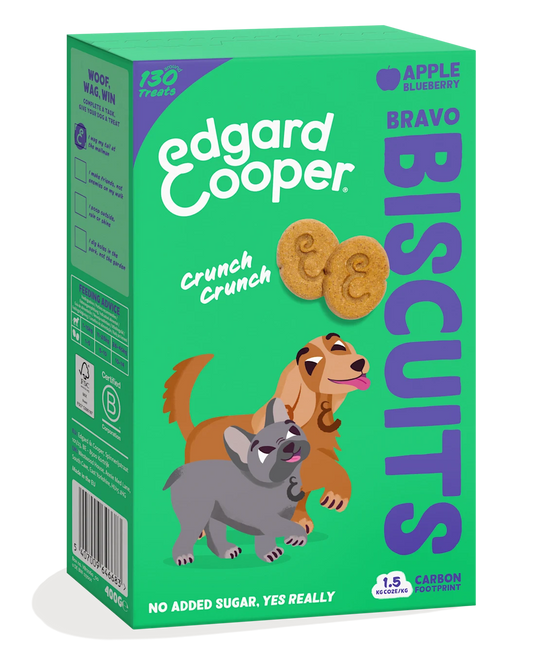Edgard & Cooper Dog Biscuits Apple & Blueberry