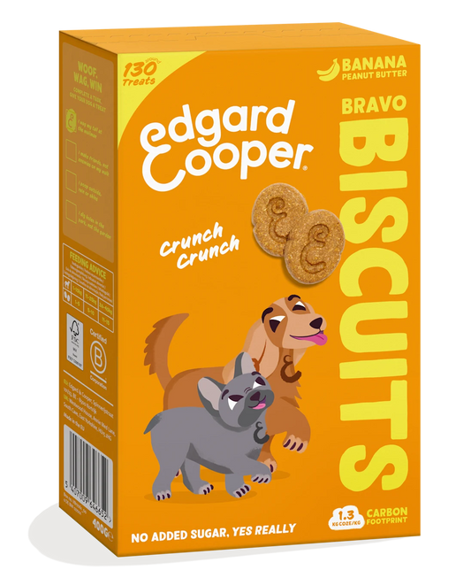 Edgard & Cooper Dog Biscuits Banana