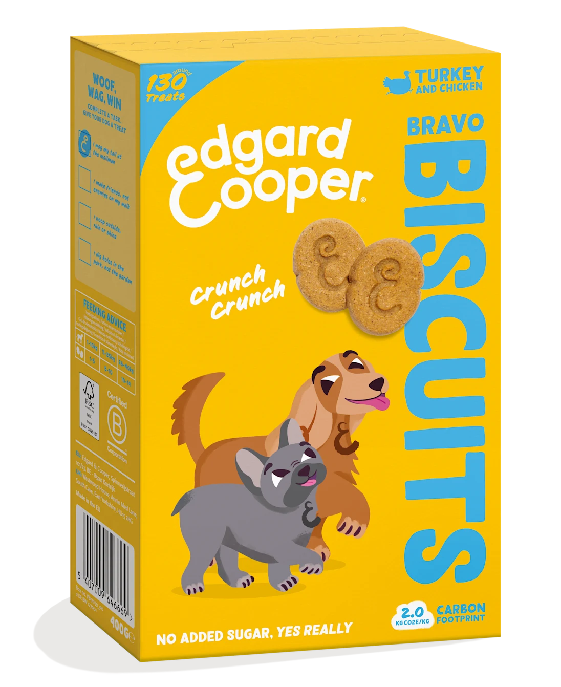 Edgard & Cooper Dog Biscuits Turkey & Chicken