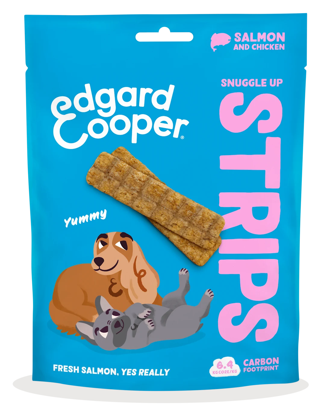 Edgard & Cooper Dog Strips Salmon