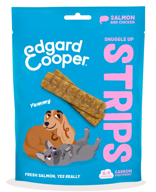 Edgard & Cooper Dog Strips Salmon