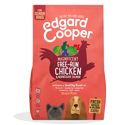Edgar & Cooper Senior Dog Chicken & Salmon 12kg
