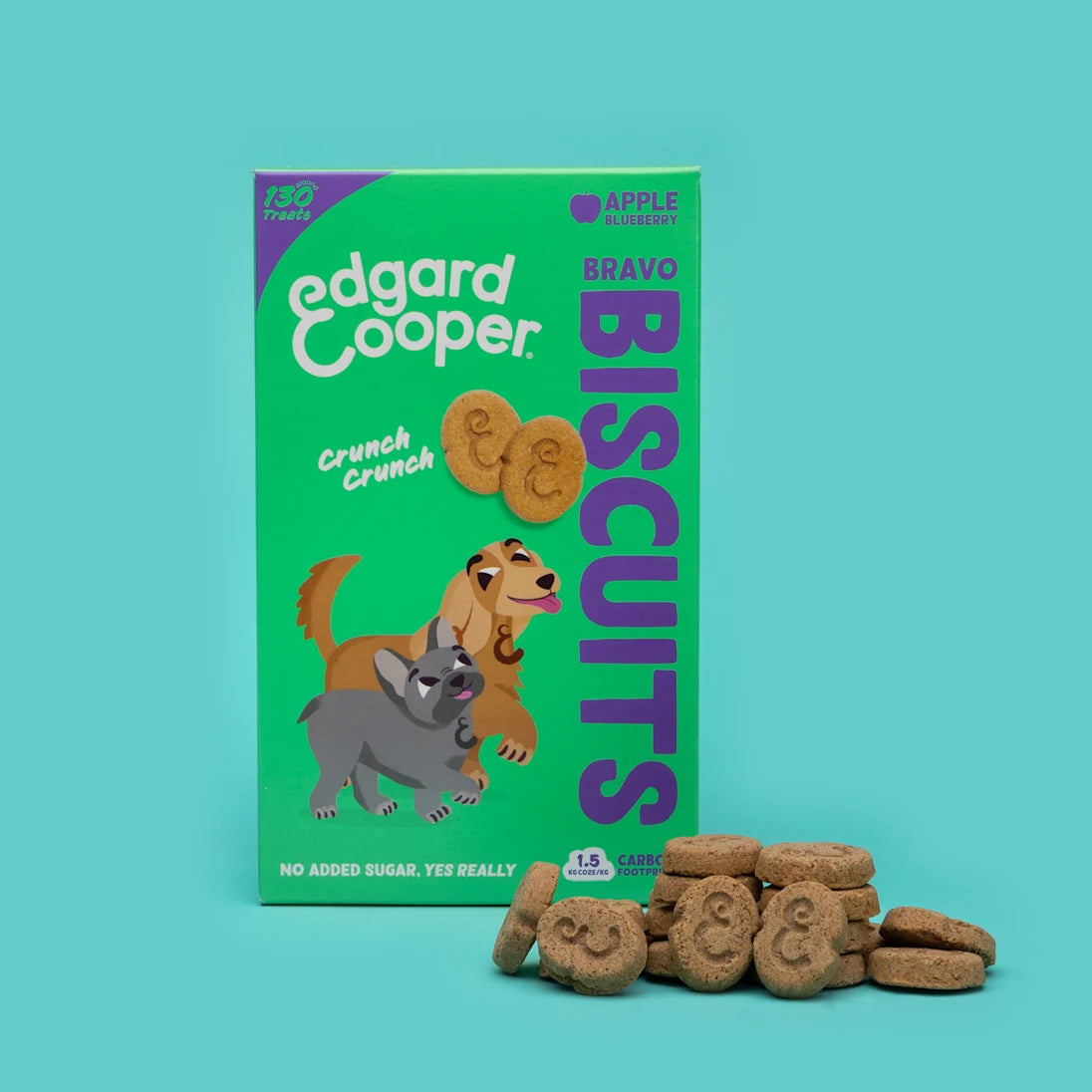 Edgard & Cooper Dog Biscuits Apple & Blueberry