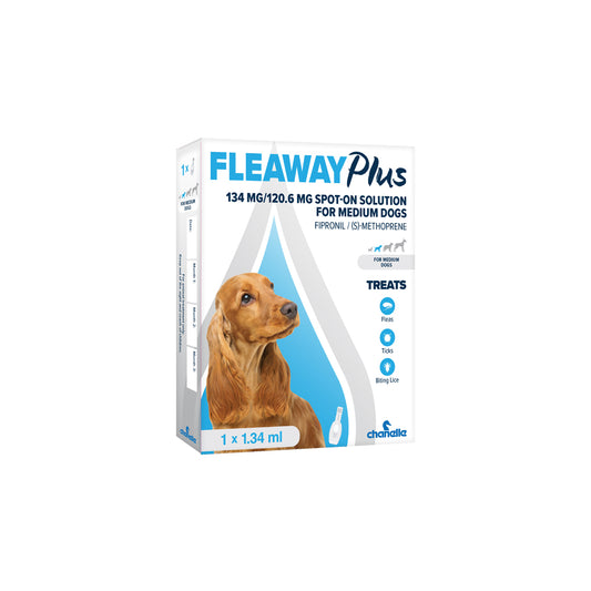 Fleaway Plus Medium Dog 134mg