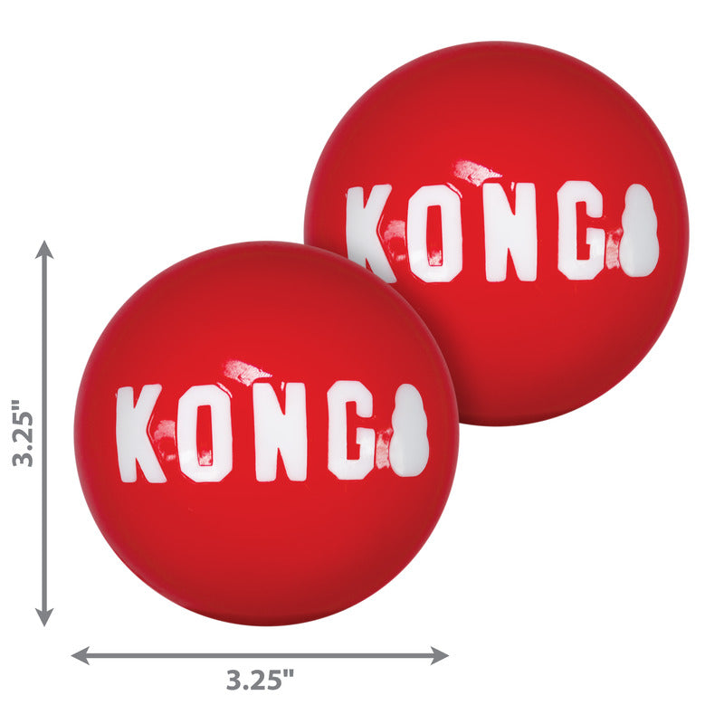 Kong Signature Balls L 2 Pack